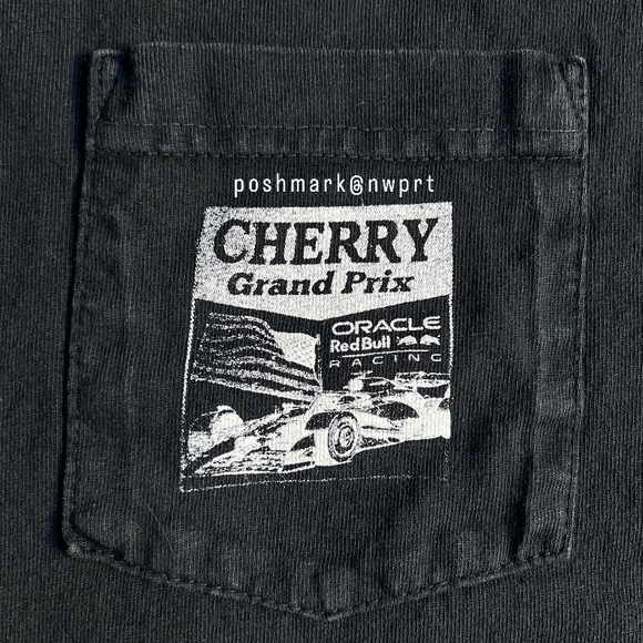 CHERRY LA 🏎️ Red Bull F1 Grand Prix Austin TX Los Angeles Faded Black Tee XS - Picture 7 of 16
